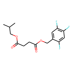 Succinic acid, isobutyl 2,4,5-trifluorobenzyl ester