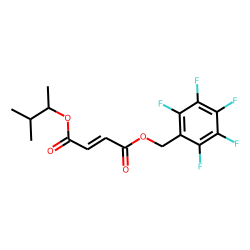 Fumaric acid, pentafluorobenzyl 3-methylbut-2-yl ester