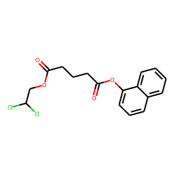 Glutaric acid, 2,2-dichloroethyl 1-naphthyl ester