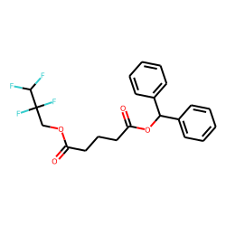 Glutaric acid, 2,2,3,3-tetrafluoropropyl diphenylmethyl ester