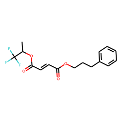 Fumaric acid, 3-phenylpropyl 1,1,1-trifluoroprop-2-yl ester
