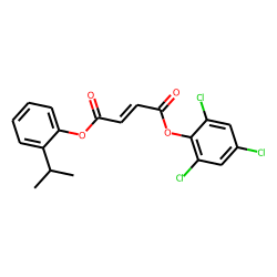 Fumaric acid, 2-isopropylphenyl 2,4,6-trichlorophenyl ester