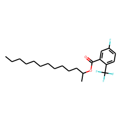 5-Fluoro-2-trifluoromethylbenzoic acid, 2-tridecyl ester