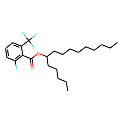 2-Fluoro-6-trifluoromethylbenzoic acid, 6-pentadecyl ester