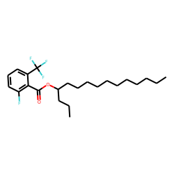 2-Fluoro-6-trifluoromethylbenzoic acid, 4-pentadecyl ester