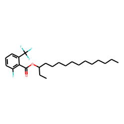 2-Fluoro-6-trifluoromethylbenzoic acid, 3-pentadecyl ester
