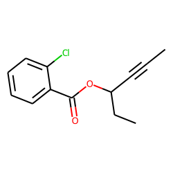 2-Chlorobenzoic acid, hex-4-yn-3-yl ester