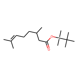 Citronellic acid, tert-butyldimethylsilyl ester