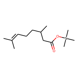 Citronellic acid, trimethylsilyl ester