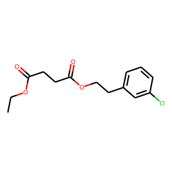 Succinic acid, 3-chlorophenethyl ethyl ester
