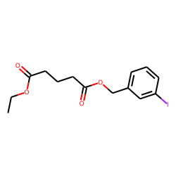 Glutaric acid, ethyl 3-iodobenzyl ester
