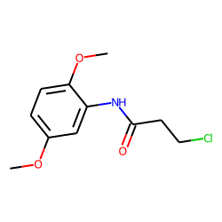 Propanamide, N-(2,5-dimethoxyphenyl)-3-chloro-