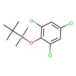 2,4,6-Trichlorophenol, tert-butyldimethylsilyl ether