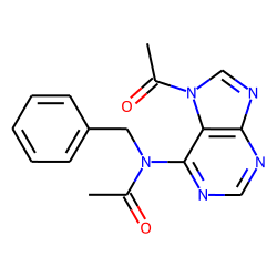 6-Benzylaminopurine, N,N'-di(acetyl)-