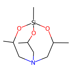 1,3,7,10-Tetramethylsilatrane, e