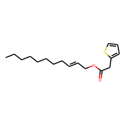 2-Thiopheneacetic acid, undec-2-enyl ester