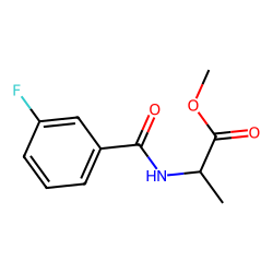 L-Alanine, N-(3-fluorobenzoyl)-, methyl ester