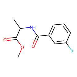 l-Alanine, N-(3-fluorobenzoyl)-, methyl ester