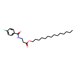 «beta»-Alanine, N-(4-fluorobenzoyl)-, tetradecyl ester