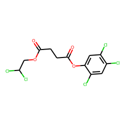 Succinic acid, 2,2-dichloroethyl 2,4,5-trichlorophenyl ester