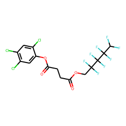 Succinic acid, 2,2,3,3,4,4,5,5-octafluoropentyl 2,4,5-trichlorophenyl ester