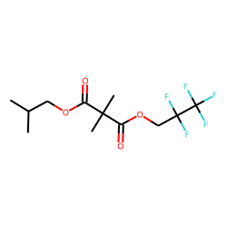 Dimethylmalonic acid, isobutyl 2,2,3,3,3-pentafluoropropyl ester