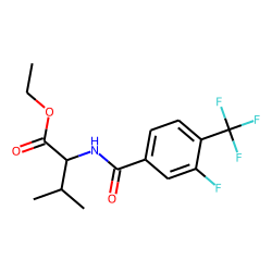L-Valine, N-(3-fluoro-4-trifluoromethylbenzoyl)-, ethyl ester