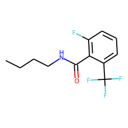 Benzamide, 6-trifluoromethyl-2-fluoro-N-butyl-