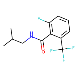 Benzamide, 6-trifluoromethyl-2-fluoro-N-isobutyl-