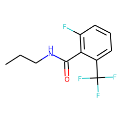 Benzamide, 6-trifluoromethyl-2-fluoro-N-propyl-