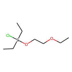 Silane, chlorodiethyl(2-ethoxyethyloxy)-