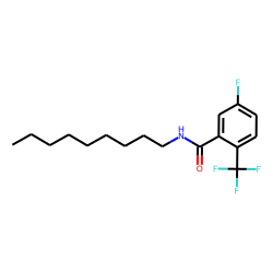Benzamide, 2-trifluoromethyl-5-fluoro-N-nonyl-