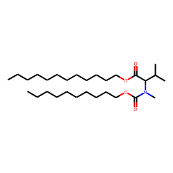 DL-Valine, N-methyl-N-decyloxycarbonyl-, dodecyl ester