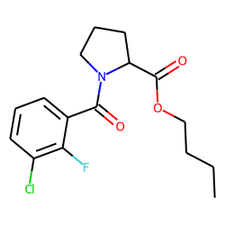 L-Proline, N-(3-chloro-2-fluorobenzoyl)-, butyl ester