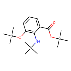Benzoic acid, 2-amino-3-hydroxy, TMS