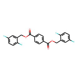 Terephthalic acid, di(2,5-difluorobenzyl) ester
