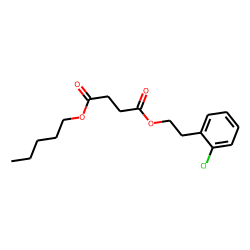 Succinic acid, 2-chlorophenethyl pentyl ester