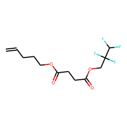Succinic acid, 2,2,3,3-tetrafluoropropyl pent-4-en-1-yl ester