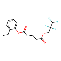 Glutaric acid, 2,2,3,3-tetrafluoropropyl 2-ethylphenyl ester