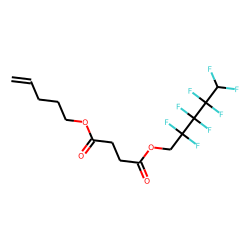 Succinic acid, 2,2,3,3,4,4,5,5-octafluoropentyl pent-4-en-1-yl ester