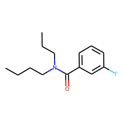 Benzamide, 3-fluoro-N-butyl-N-propyl-