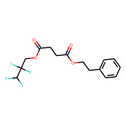 Succinic acid, 2,2,3,3-tetrafluoropropyl phenethyl ester