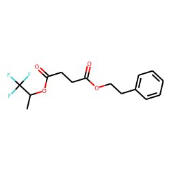 Succinic acid, 1,1,1-trifluoroprop-2-yl phenethyl ester