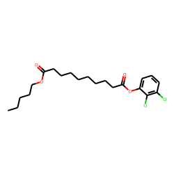 Sebacic acid, 2,3-dichlorophenyl pentyl ester