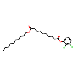 Sebacic acid, decyl 2,3-dichlorophenyl ester