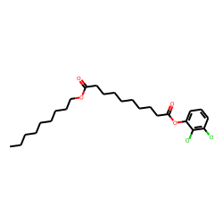 Sebacic acid, 2,3-dichlorophenyl nonyl ester