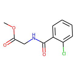 Glycine, N-(2-chlorobenzoyl)-, methyl ester