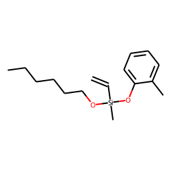 Silane, methylvinyl(2-methylphenoxy)hexyloxy-