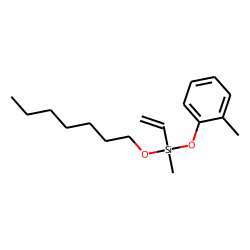 Silane, methylvinyl(2-methylphenoxy)heptyloxy-