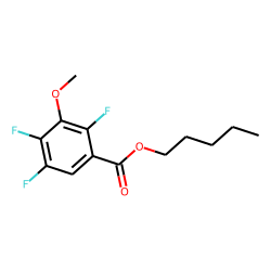 3-Methoxy-2,4,5-trifluorobenzoic acid, pentyl ester